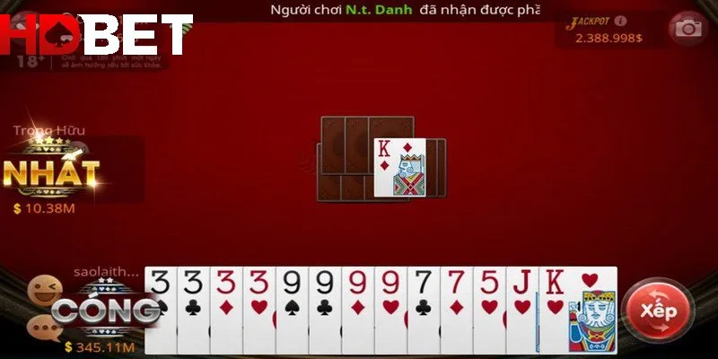 Phạt cóng đối thủ là chiến thuật hay trong Tiến lên Miền Nam HDBET