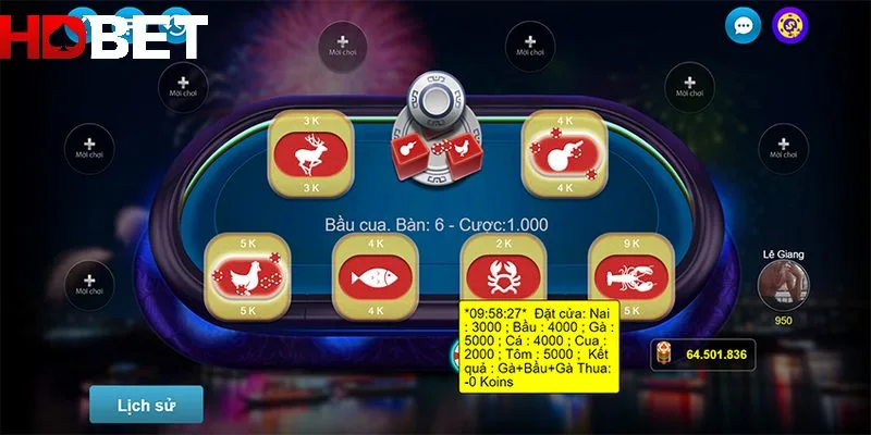 Tỷ lệ ăn tiền của Bầu cua tại HDBET rất ấn tượng