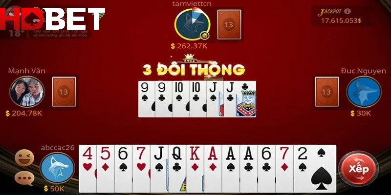 Tiến lên Miền Nam được chơi phổ biến tại nhà cái HDBET